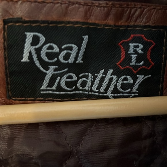 Vintage Men’s quality quilted inside and out leather vest. New without tags - Picture 2 of 4